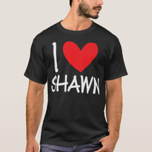 Camiseta Adoro Shawn Name Personalizado Men Cara Amigo BFF