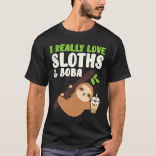 Camiseta Adoro Sloth Boba Cute Lazy