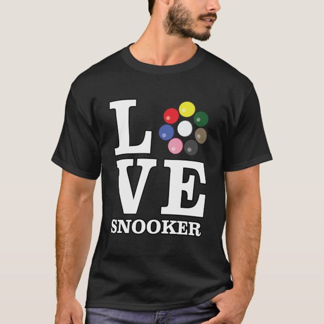 Camiseta Adoro Snooker  (Frente)