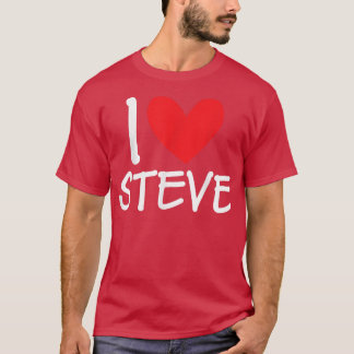 Camiseta Adoro Steve Name Personalizado Men Cara Amigo BFF