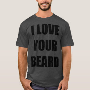 Camiseta Adoro Sua Barba Engraçada Ideia De Presente Clássi