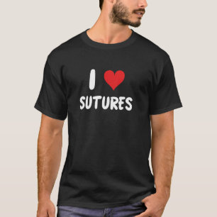 Camiseta Adoro Suturas - Médico Cirurgia de Enfermeira ER H