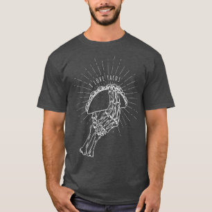 Camiseta Adoro Tacos Skeleton Taco Lover Cinco De Mayo