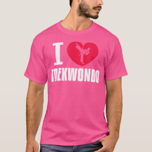 Camiseta Adoro Taekwondo Arte Marcial Karate Taekwondo Figh