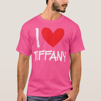 Camiseta Adoro Tiffany Name Personalan Girl Woman BFF Fr