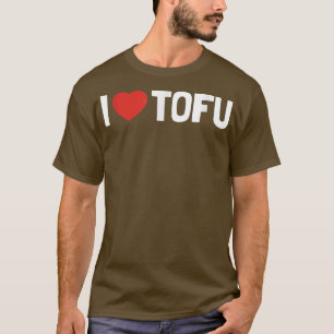 Camiseta Adoro Tofu Funny Heart Vegan Vegetarian Valentin