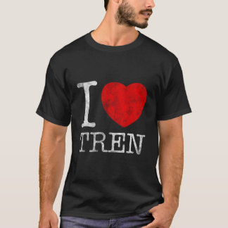 Camiseta Adoro Tren Vintage I Heart Tren