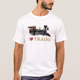 Camiseta Adoro Trens