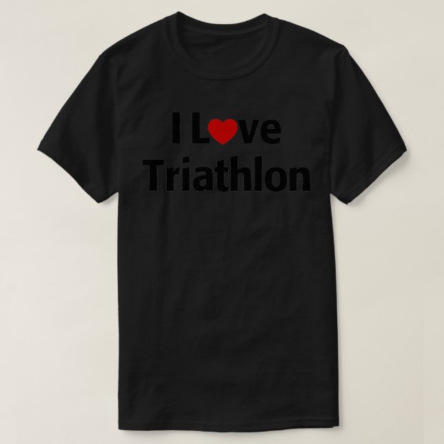 Camiseta Adoro Triathlon 3 (Frente do Design)