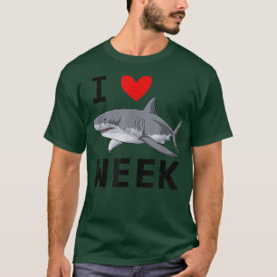 Camiseta Adoro Tubarões Engraçados Semana de Evento de Tuba