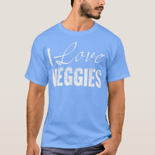 Camiseta Adoro vegetais Legal vegetarianos vegetarianos