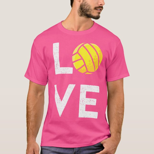 Camiseta Adoro Voleibol Engraçado (Frente)