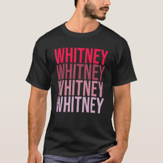 Camiseta Adoro Whitney Primeiro Nome Whitney