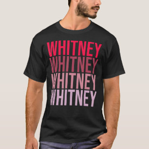Camiseta Adoro Whitney Primeiro Nome Whitney