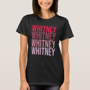 Camiseta Adoro Whitney Primeiro Nome Whitney