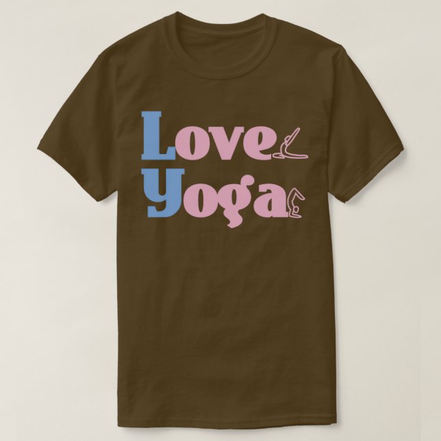 Camiseta Adoro Yoga Yoga Lover Yoga pose 3 (Frente do Design)