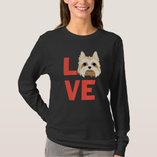 Camiseta Adoro Yorkshire Terrier Dog Pet Owner E Animal