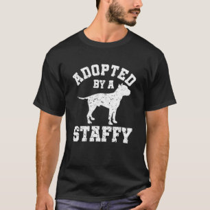 Camiseta Adotado Por Staffy Staffordshire Bull Terrier