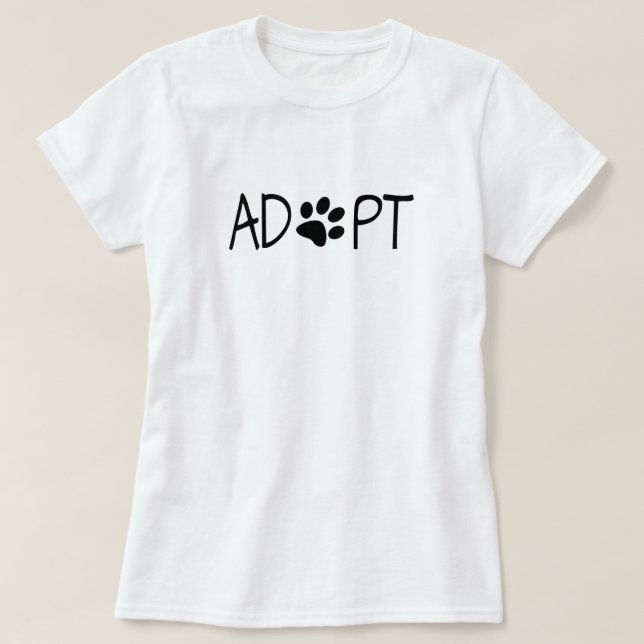 Camiseta Adotar (Frente do Design)