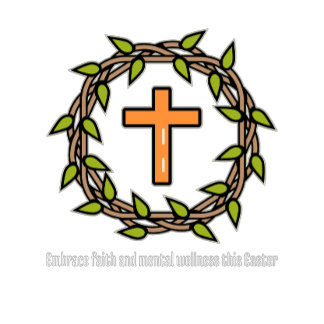 Camiseta Adotar a fé e o bem-estar mental nesta Páscoa