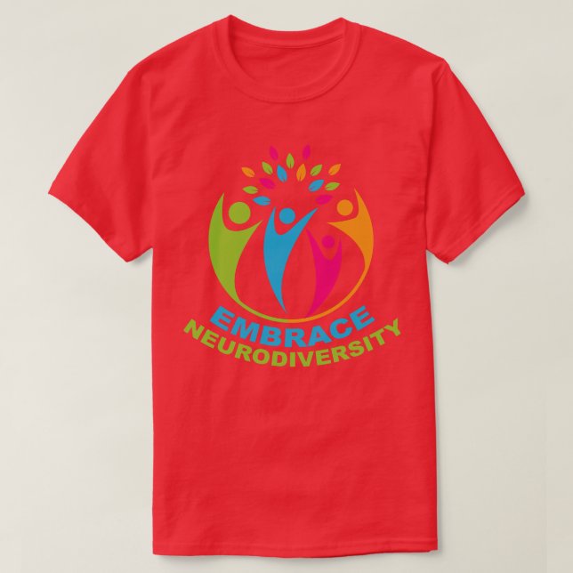 Camiseta Adotar a Neurodiversidade (Frente do Design)