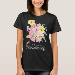 Camiseta Adotar a Neurodiversidade Autismo Sensibilização M