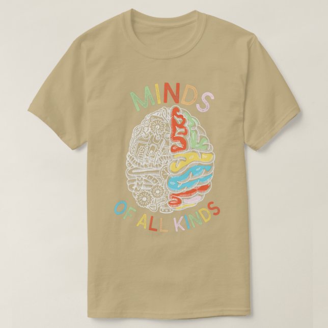Camiseta Adotar Autismo na Neurodiversidade (Frente do Design)