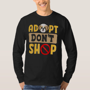 Camiseta Adotar Cachorros Cachorros Cachorros Salvando Cães
