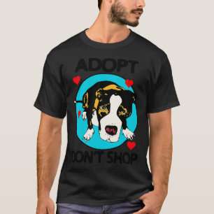 Camiseta Adotar Compro De Não-Cão Para Os Cachorros 1