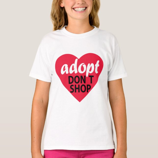 Camiseta Adotar Compro Não (Frente)