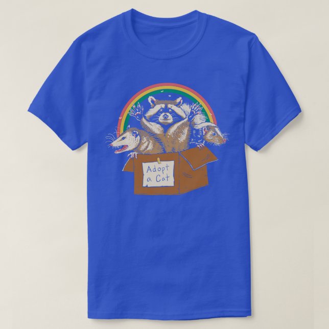 Camiseta Adotar Gatos Proibidos (Frente do Design)