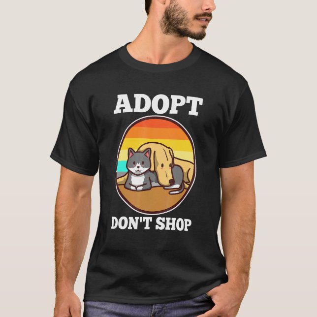 Camiseta Adotar Não Comprar (Frente)