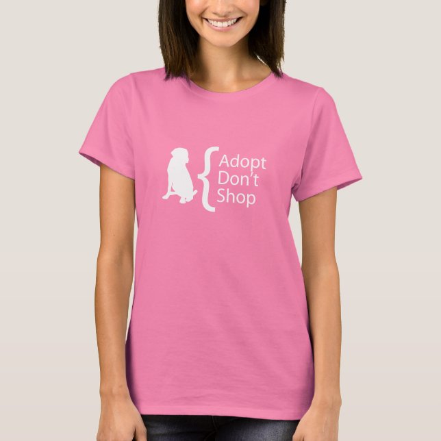 Camiseta Adotar Não Comprar (Frente)