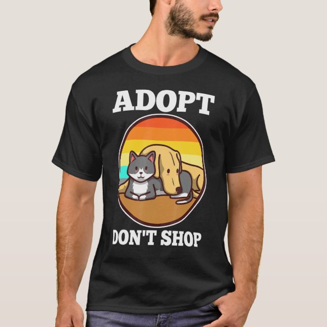 Camiseta Adotar Não Comprar (Frente)