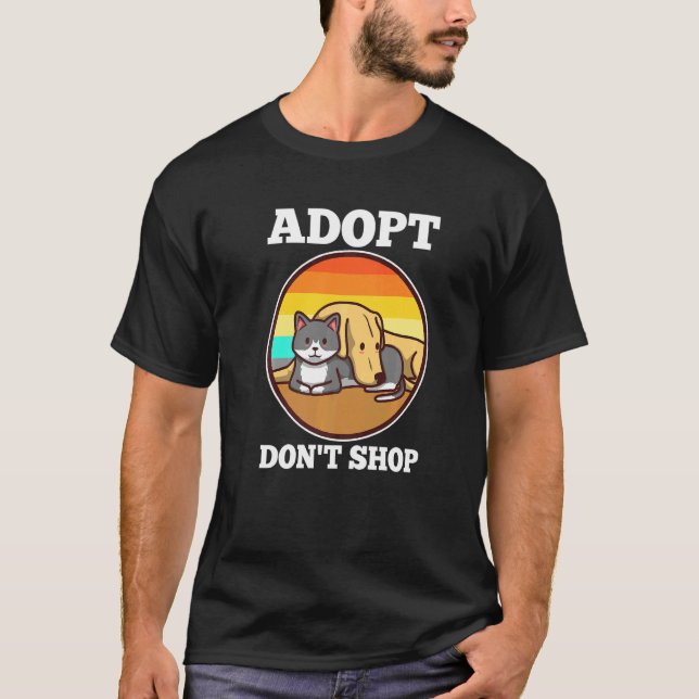 Camiseta Adotar Não Comprar (Frente)