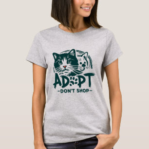 Camiseta Adotar não comprar 1