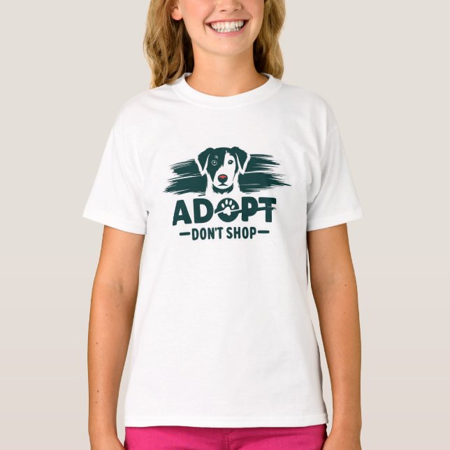 Camiseta Adotar não comprar 2 (Frente)