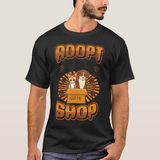 Camiseta Adotar Não Comprar Proteção Animal (Frente)