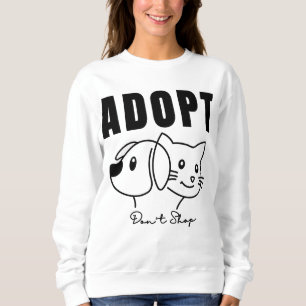 Camiseta Adotar Não Comprar - Proteção dos Animais e Adoção