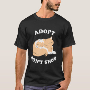 Camiseta Adotar Não Comprar Salvar Animais Salvando Estada