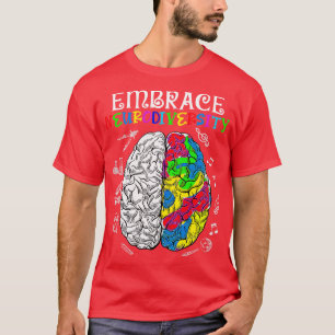 Camiseta Adotar Neurodiversidade Sensibilização para o Auti