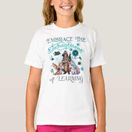 Camiseta Adotar O Encantamento Da Aprendizagem
