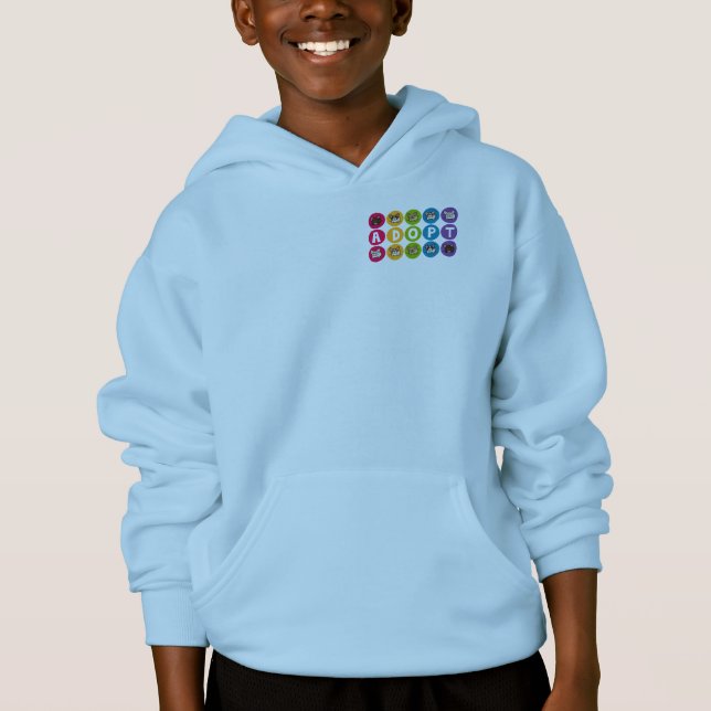 Camiseta Adotar Rainbow Frenchie (Frente)
