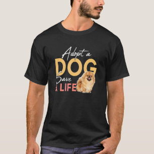 Camiseta Adotar Um Cachorro Salvar Um Pequim