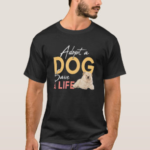 Camiseta Adotar Um Cachorro Salvar Uma Vaca De Salvamento D