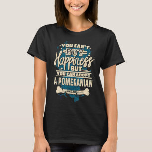 Camiseta Adotar Um Cão De Emergência Pomerano