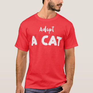 Camiseta Adotar Um Gato De Gato