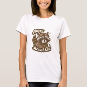 Camiseta Adotar Um Gato De Rua
