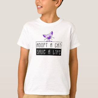 Camiseta Adotar Um Gato Salvar Uma Vida