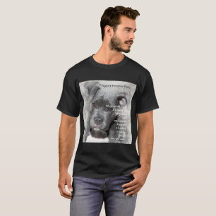 Camiseta Adotar Um Prato De Abrigo - Touro De Pit